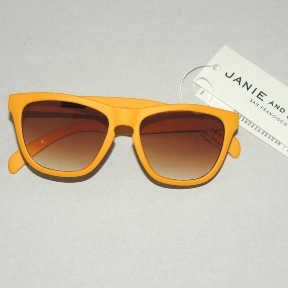 Janie and Jack 0-2 Years Kids Sunglasses Yellow Frames – NWT - Picture 1 of 4